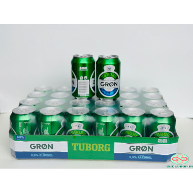 آبجو بدون الکل توبورگ دانمارک TUBORG حجم 330 میل