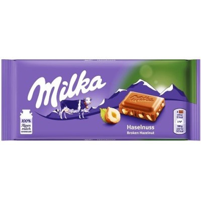 شکلات فندقی میلکا 100 گرم