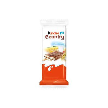 شکلات تخته ای کیندر مدل Country حاوی غلات و شیر وزن 23.5 گرم