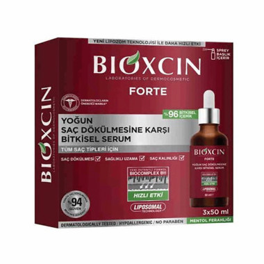 سرم ضدریزش فورت بیوکسین Bioxcin پک سه عددی و فاقد پارابن حجم ۵۰ میل