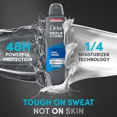 اسپری بدن ضد تعریق مردانه داوو DOVE مدل Cool Fresh حجم 250 میل اسپری بدن ضد تعریق مردانه داوو DOVE مدل Cool Fresh حجم 250 میل
