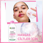 میسلار واتر گارنیر صورتی پوست حساس Micellar Cleansing Water حجم 400 میلی