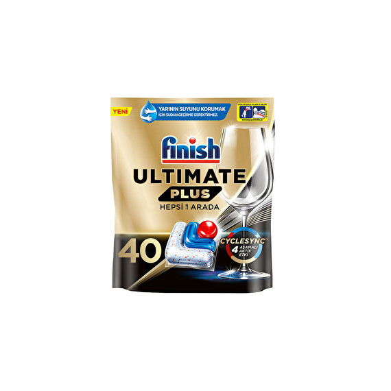 قرص ماشین ظرفشویی فینیش مدل Ultimate Plus Hepsi 1 Arada بسته 40 عددی