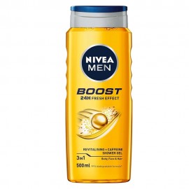 شامپو سر و بدن نیوآ Nivea مدل24H FRESH EFFECT  Boost حجم 500 میل