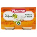 پوره میوه ایتالیایی پلاسمون  با ماست و گلابی  PLASMON  YOGURT AND PEAR بسته دو عددی 240 گرم