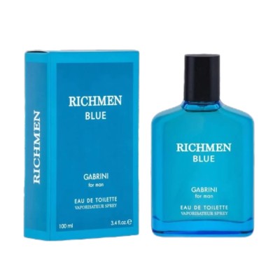 ادکلن مردانه گابرینی Gabrini مدل Richmen Blue حجم 100 میل ادکلن مردانه گابرینی Gabrini مدل Richmen Blue حجم 100 میل