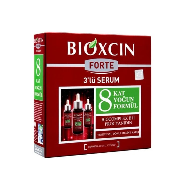 پک 3 عددی سرم مو ضد ریزش بیوکسین BIOXCIN مدل FORTE حجم 50 میل