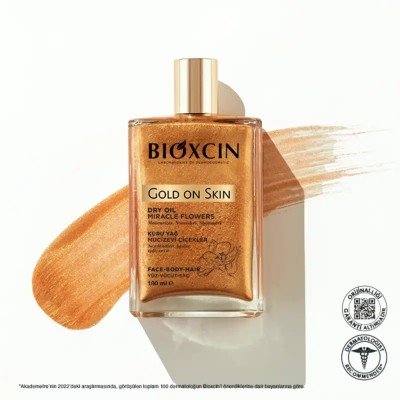 روغن مرطوب کننده و شاین صورت و بدن و مو بیوکسین Bioxin مدل Gold On Skin حجم 100 میل روغن مرطوب کننده و شاین صورت و بدن و مو بیوکسین Bioxin مدل Gold On Skin حجم 100 میل
