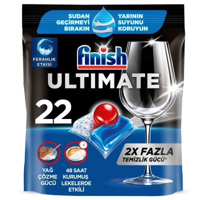 قرص ماشین ظرفشویی فینیش مدل Ultimate Hepsi 1 Arada بسته 22 عددی