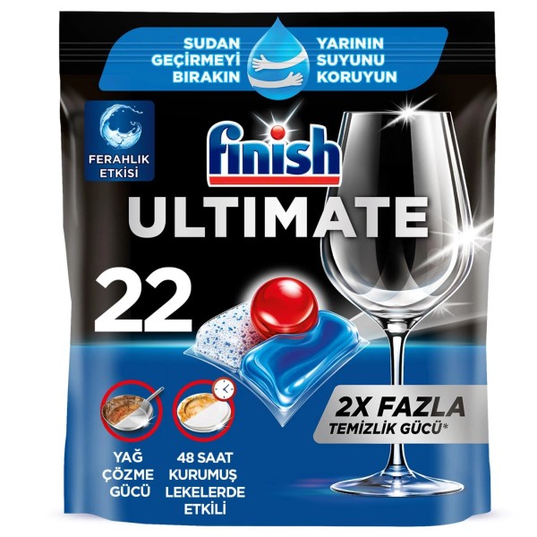قرص ماشین ظرفشویی فینیش مدل Ultimate Hepsi 1 Arada بسته 22 عددی