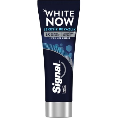 خمیر دندان سفید کننده سیگنال سری White Now مدل Lekesiz Beyazlik حجم 75 میل