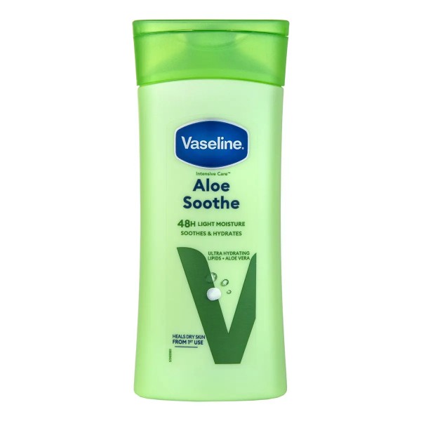 لوسیون بدن وازلین مدل Aloe Soothe حجم 200 میل