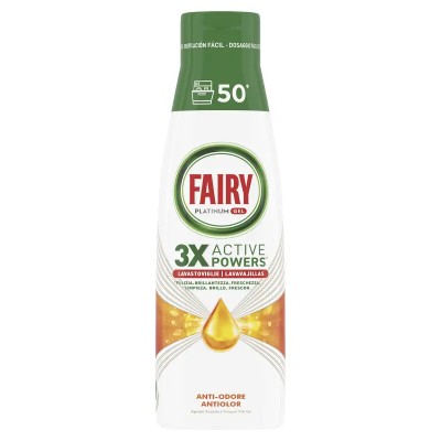 ژل ظرفشویی فیری Fairy مدل 3X Active Power حجم 1000 میل 50 بار مصرف