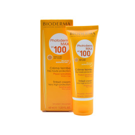 کرم ضدآفتاب رنگی فتودرم مکس SPF100 بیودرما ۴۰ میل