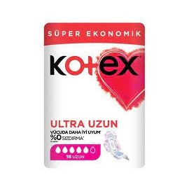 نوار بهداشتی کوتکس Kotex مدل Ultra Uzun بسته 18 عددی