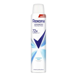 اسپری ضد تعریق رکسونا کتان درای Rexona Cotton Dry حجم 200 میلی لیتر