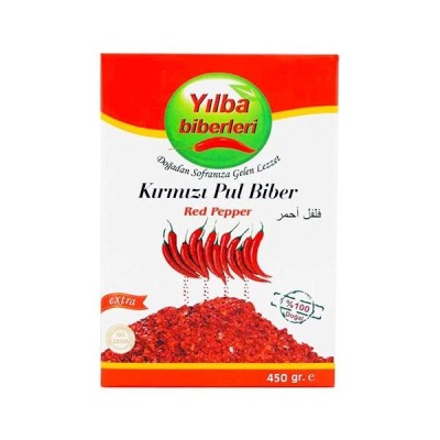 فلفل قرمز ترکیه ای پول بیبر ییلبا وزن 425 گرم فلفل قرمز ترکیه ای پول بیبر ییلبا وزن 425 گرم