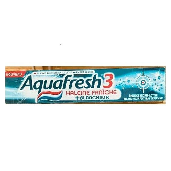 خمیر دندان 3 کاره آکوا فرش Aquafresh حجم 75 میل