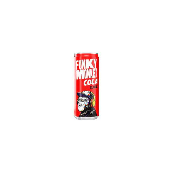 نوشیدنی انرژی زا فانکی مانکی کولا کلاسیک 330 میل funky monkey