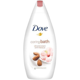 شامپو بدن و ژل حمام داوو/Dove مدل بادام و هیبیسکوس ا Dove bath gel 500 ml. Almond cream & hibiscus.